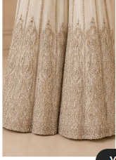 La Qayara Ivory Elegance Embroidered Kurta Set with Sharara & Dupatta | Premium Festive Wear for Women